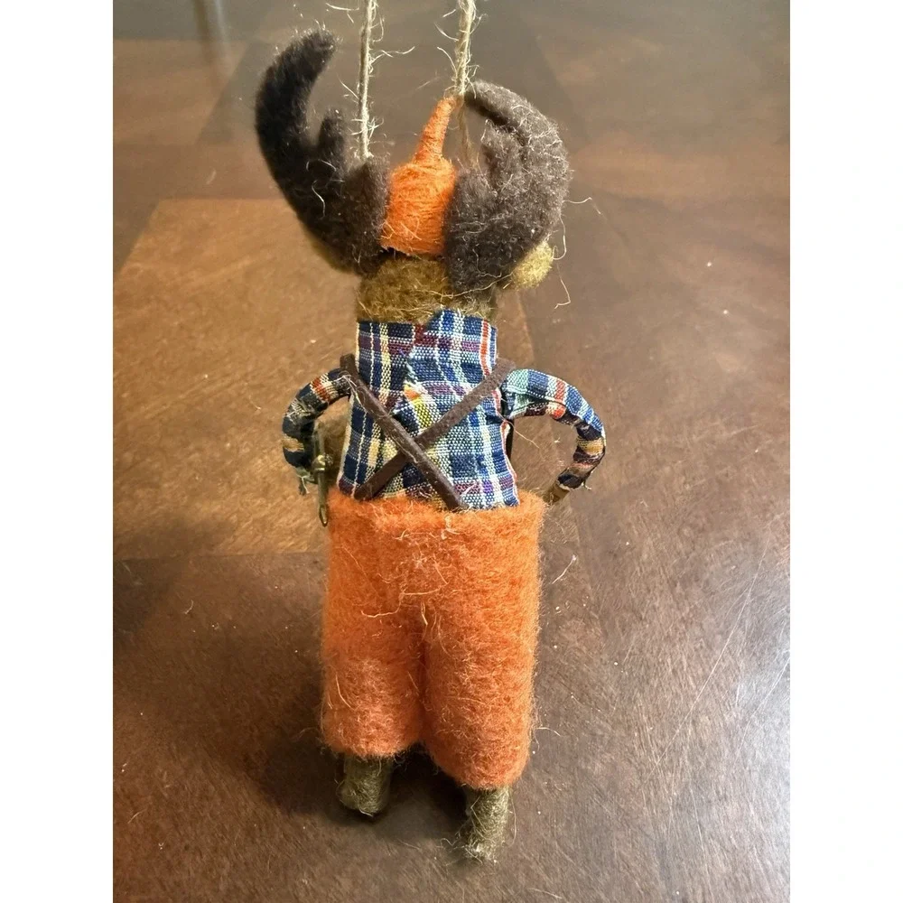 Silver Tree felted wool